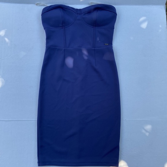 New GUESS Blue Dress SZ M - Picture 3 of 6